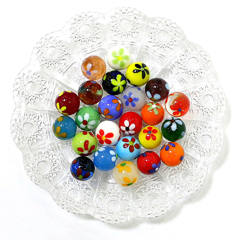 6pcs 16mm Colorful Rare Glass  - đánh giá và giá Bonsai Garden Gift