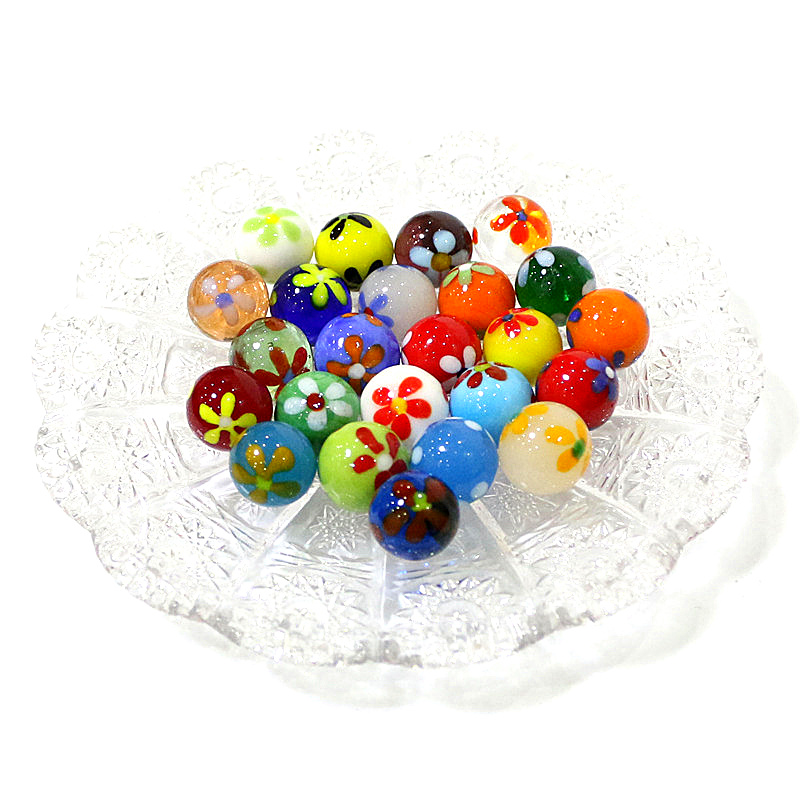 6pcs 16mm Colorful Rare Glass  - đánh giá và giá Bonsai Garden Gift