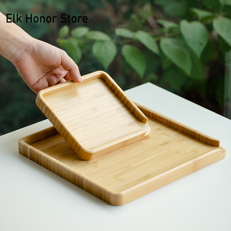 Chinese Bamboo Food Tray Puer  - đánh giá và giá Bonsai Garden Home