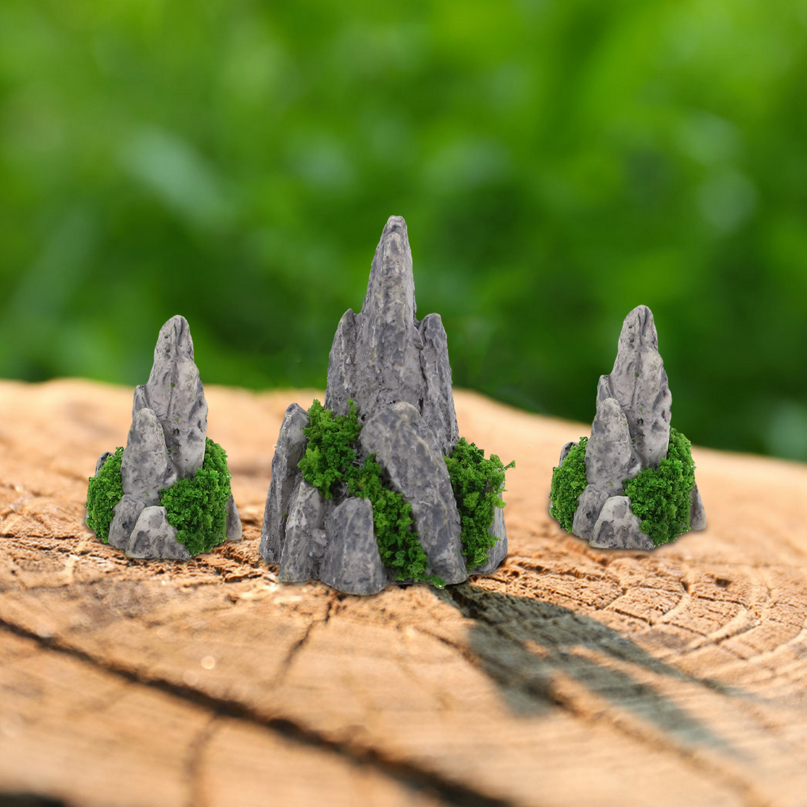 8Pcs Mini Resin Rockery Orname - đánh giá và giá Bonsai Garden Desk