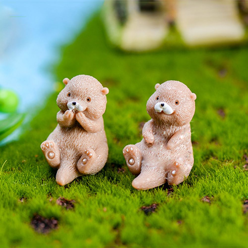 Otters Figurine Mini Home Deco - đánh giá và giá Bonsai Garden Gift