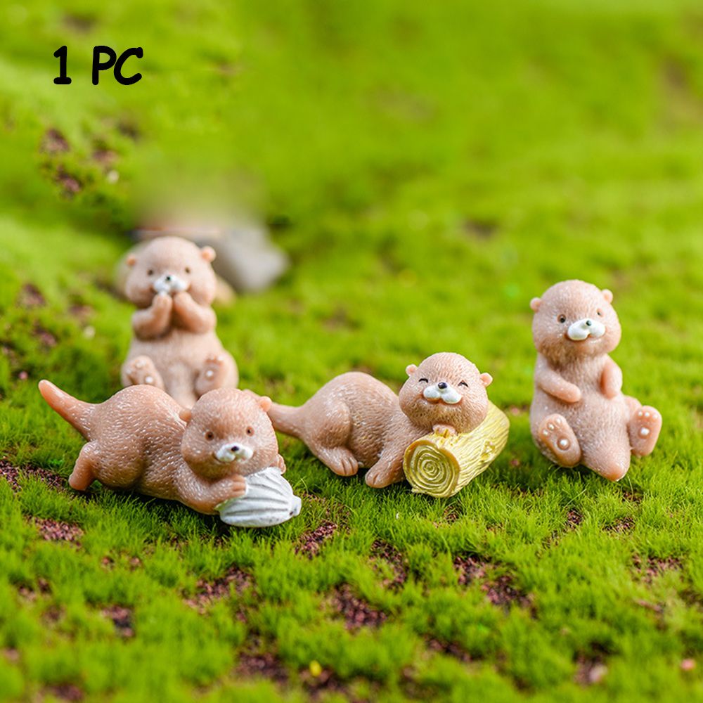 Otters Figurine Mini Home Deco - đánh giá và giá Bonsai Garden Gift