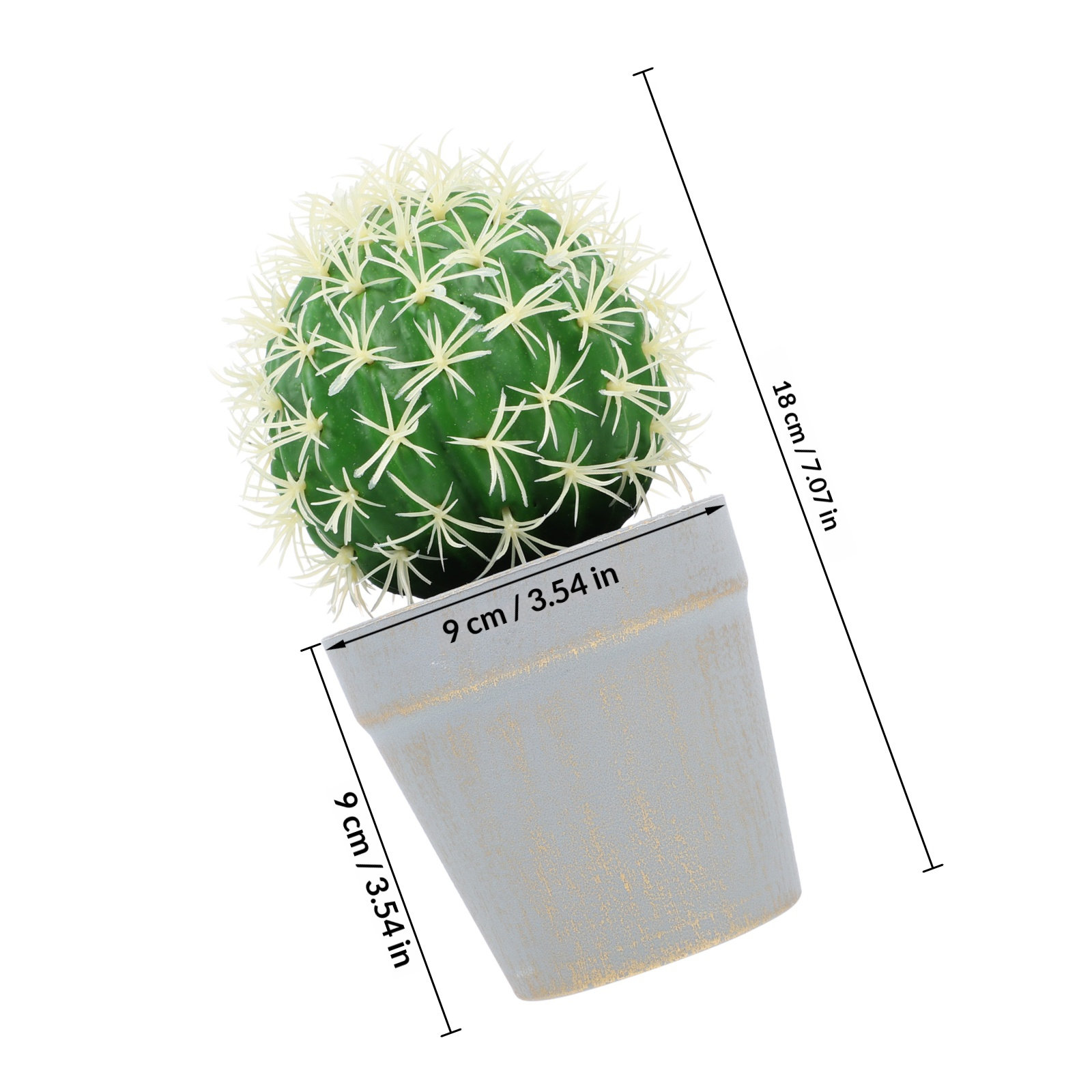 Mini Artificial Cactus Bonsai  - đánh giá và giá Bonsai Garden Desk