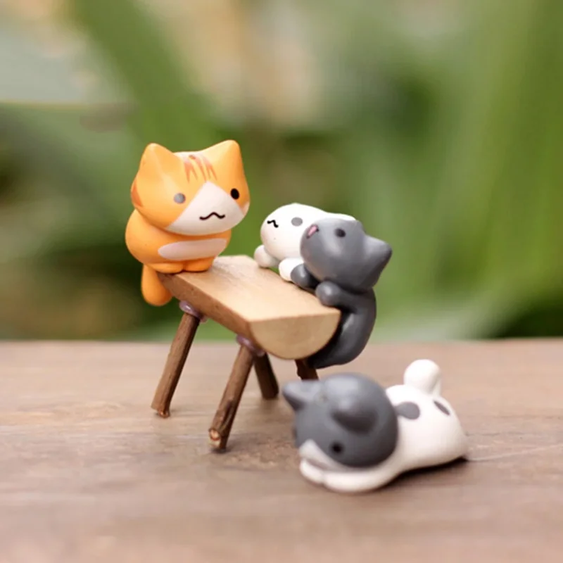 6 Pcs/Set Cartoon Lucky Cat  H - đánh giá và giá Bonsai Garden Gift