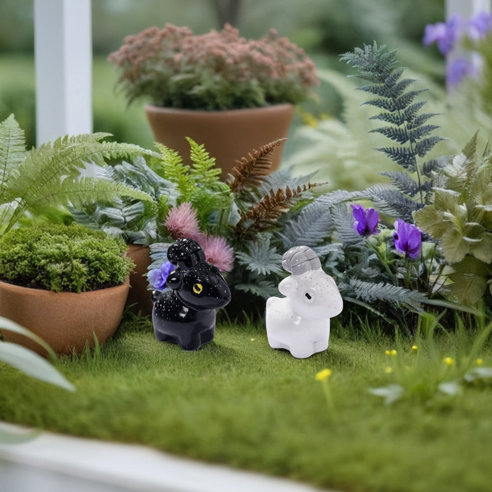 12Pcs Tiny Goat Resin Decorati - đánh giá và giá Bonsai Garden Desk